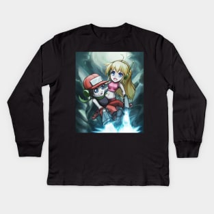 Cave Story Kids Long Sleeve T-Shirt